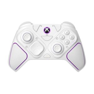 PDP Victrix Pro BFG Wireless/Wired/Bluetooth Gaming Controller for Xbox Series X|S, Xbox One & PC ,Dolby Atmos Audio, Remappable Buttons, White