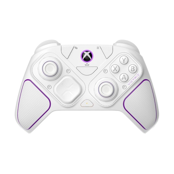 PDP Victrix Pro BFG Wireless/Wired/Bluetooth Gaming Controller for Xbox Series X|S, Xbox One & PC ,Dolby Atmos Audio, Remappable Buttons, White