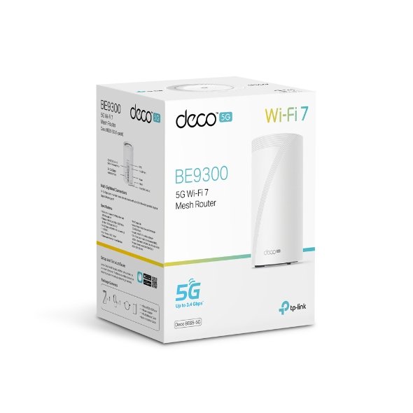Deco BE65-5G TP-Link BE9300 Tri-Band Whole Home Mesh Wi-Fi 7 System (Pack of 1) - Image 2