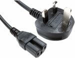 KUWES Cable C15 to UK 3 Pin Plug 1.5MM 13A  3 Meter