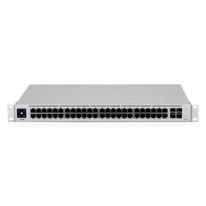 Ubiquiti Standard 48 PoE  48-port, Layer 2 PoE switch with a silent, fanless cooling system