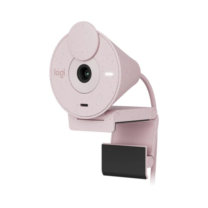 Logitech Brio 300 Full HD 1080p Webcam - Rose Pink