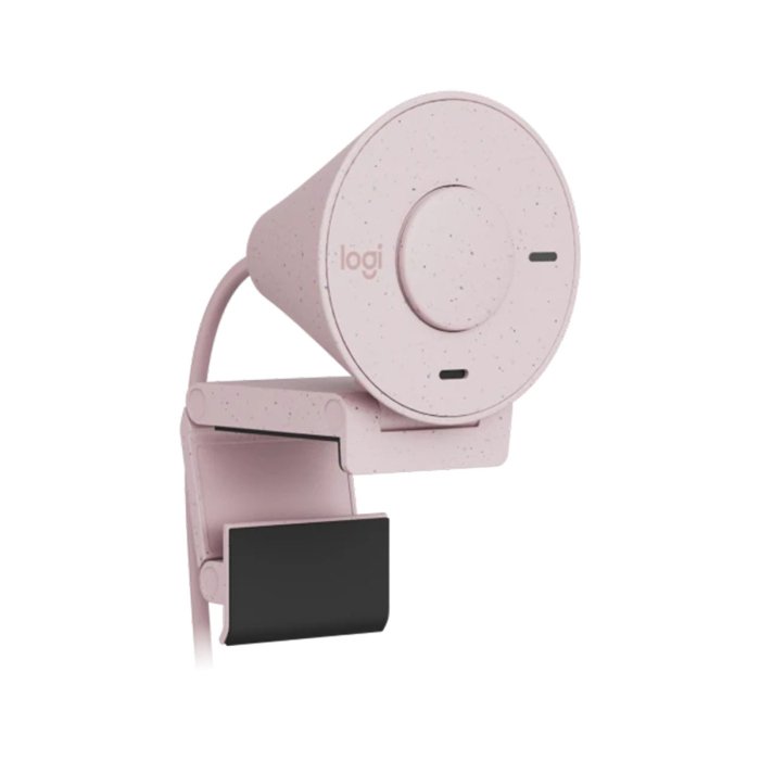 Logitech Brio 300 Full HD 1080p Webcam - Rose Pink - Image 3