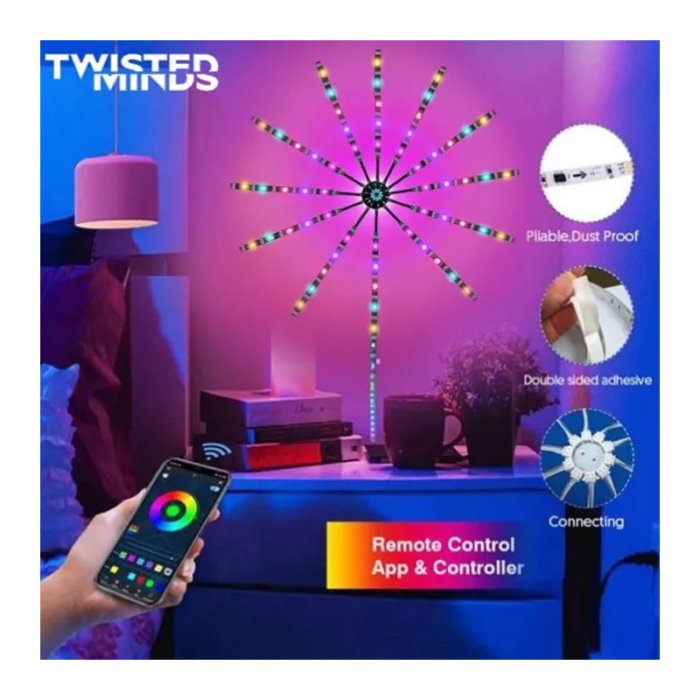 Twisted Minds RGB Fire Work LED Music Light - Image 3