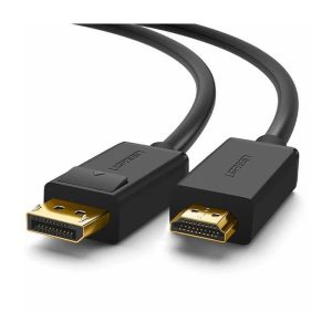 UGreen Displayport Male to HDMI Male Cable 1m - Black