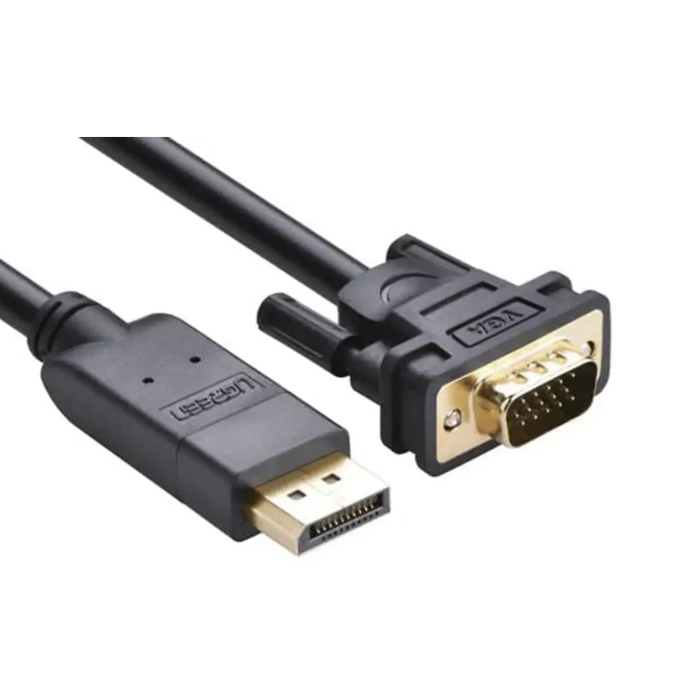 UGreen DisplayPort to VGA Cable DP Male to VGA Male Adapter 1080P HD Video Converter 1.5m