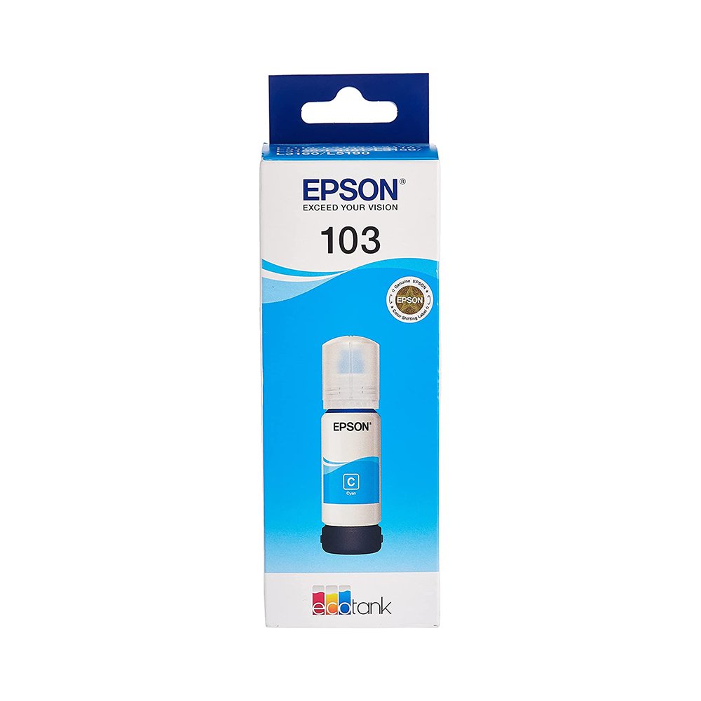 Epson 103 EcoTank Cyan Ink Bottle...