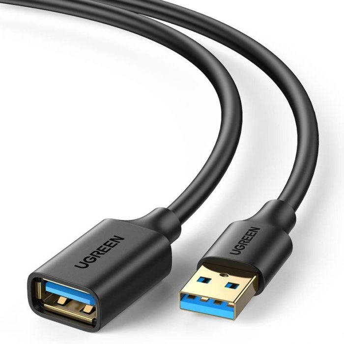 UGreen US129 USB 3.0 Extension Male Cable 3M - Black - Image 3