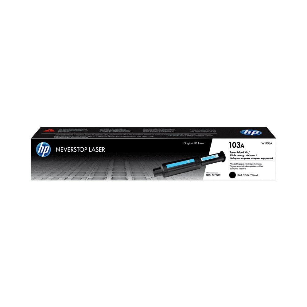 HP 103A Black Original Neverstop Laser Toner Reload Kit (W1103A)...