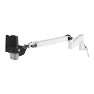 Elgato Wave Low Profile Mic Arm, Fully Adjustable, 360 Degree Rotation, Compatible With 1/4, 3/8 and 5/8-inch Mic Mounts, For Recording, Streaming, Broadcasting, Gaming, White | 10AAN9911