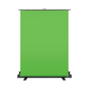 Elgato Green Screen Collapsible Chroma Key Backdrop Wrinkle-Resistant Fabric & Ultra-Quick Setup For Background Removal