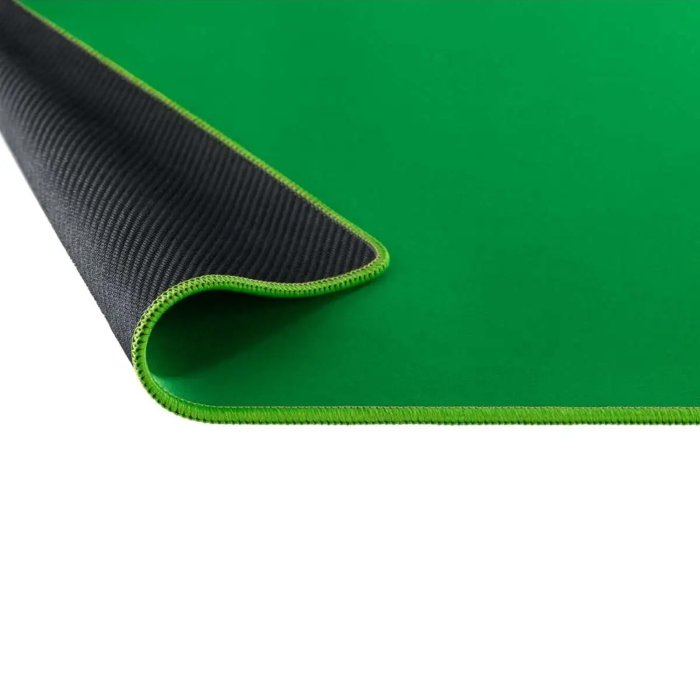 Elgato Green Screen Mouse Mat XL Smooth Glide Surface, Stitched Edges Guard, Natural Rubber Base - Image 2