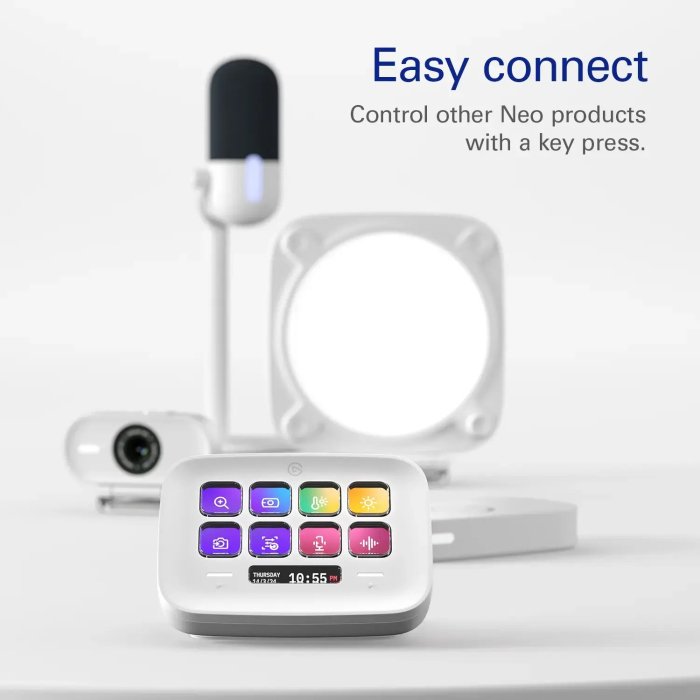 Elgato Stream Deck Neo 8 LCD Keys Multipurpose Display With USB-C Cable For Window & Mac - Image 3