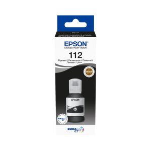 Epson 112 EcoTank Pigment Black Ink Bottle...