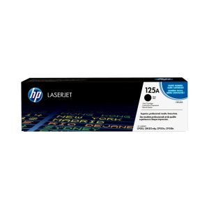HP 125A Black Original LaserJet Toner Cartridge (CB540A)...