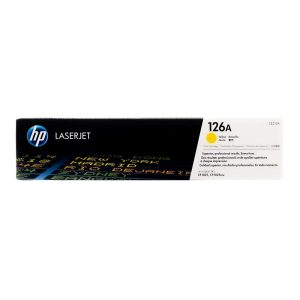 HP 126A Yellow Original LaserJet Toner Cartridge (CE312A)...