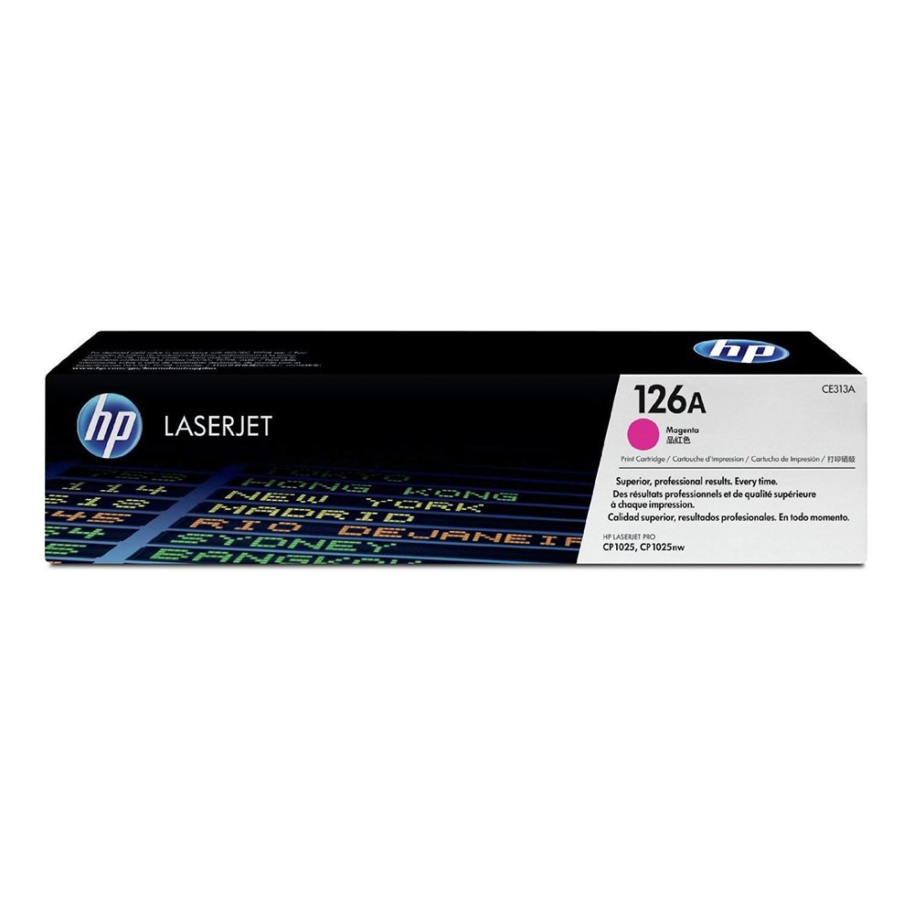 HP 126A Magenta Original LaserJet Toner Cartridge (CE313A)...