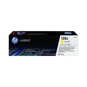 HP 128A Yellow Original LaserJet Toner Cartridge (CE322A)...