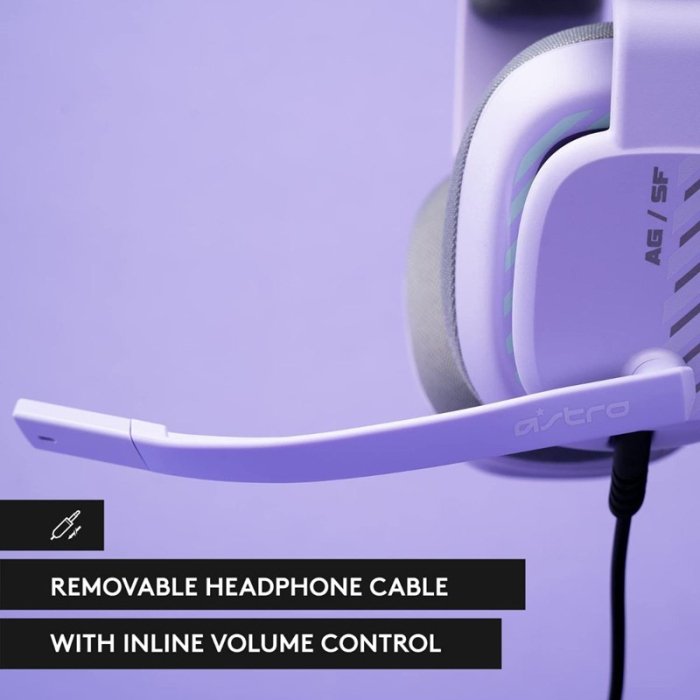 Astro A10 Asteroid Wired Gaming Headset For PC, Xbox, Playstation, Switch & Mobile Devices - Lilac - Image 2