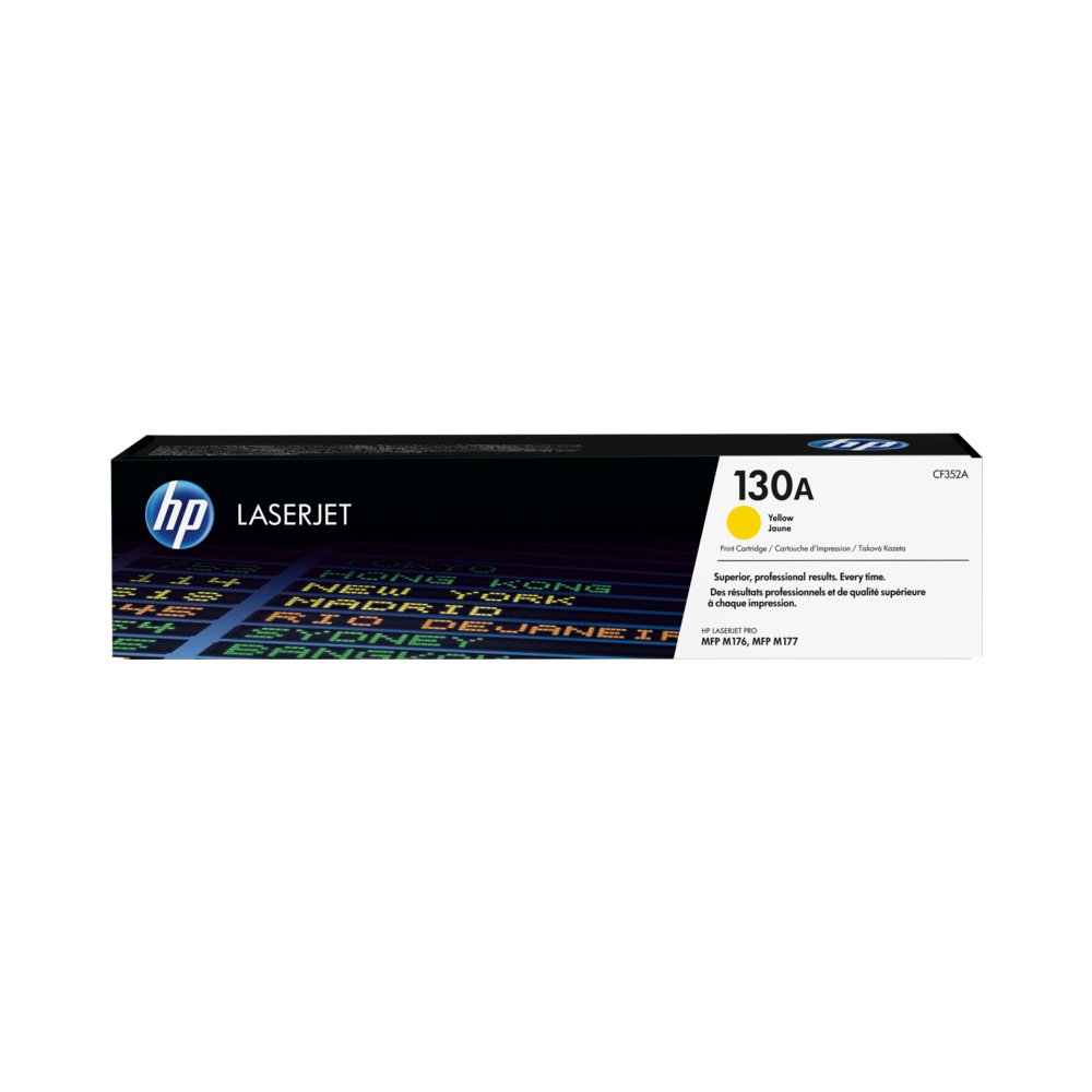 HP 130A Yellow Original LaserJet Toner Cartridge (CF352A)...