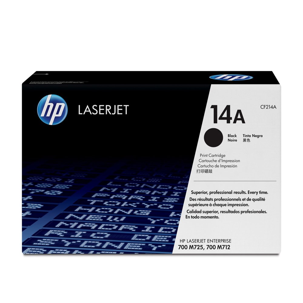 HP 14A Black Original LaserJet Toner Cartridge (CF214A)...
