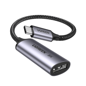 Ugreen CM654 USB-C To DisplayPort Female 8K 60Hz Cable - 10Cm