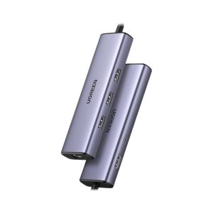 UGreen 6-in-1 USB-C Hub (100W PD, 4K@30Hz HDMI) 15598-CM512
