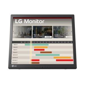 LG Touch Monitor, 17" TN Display, 1280 x 1024 Resolution, 75Hz Refresh Rate, 5ms Response Time, Anti-Glare Treatment, 16.7m Color Support, Built-In Power Type, Black | 17BR30T-B