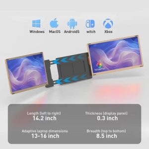 Gamvity S6 Triple Screen Laptop Screen Extender