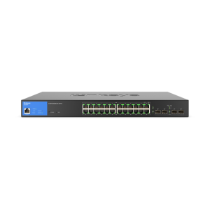 Linksys 24-Port Managed Gigabit PoE+ Switch with 4 1G SFP Uplinks