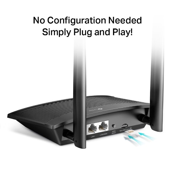 TP-Link TL-MR100 300 Mbps Wireless N 4G LTE Router - Image 2