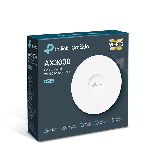 TP-Link EAP650 AX3000 Ceiling Mount WiFi 6 Access Point - Image 2