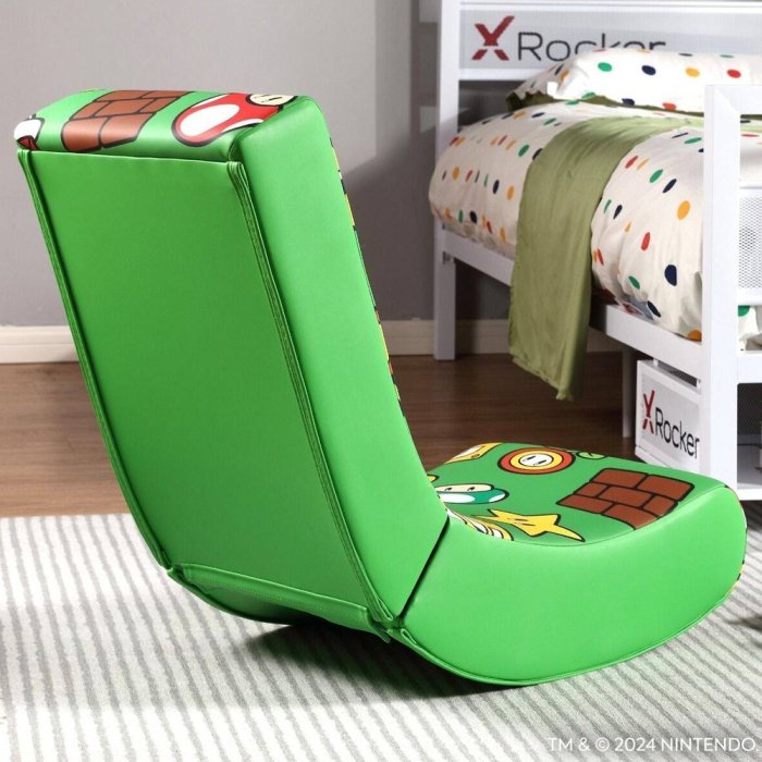 X-Rocker Nintendo All-Star Luigi Video Rocker Gaming Chair - Image 3