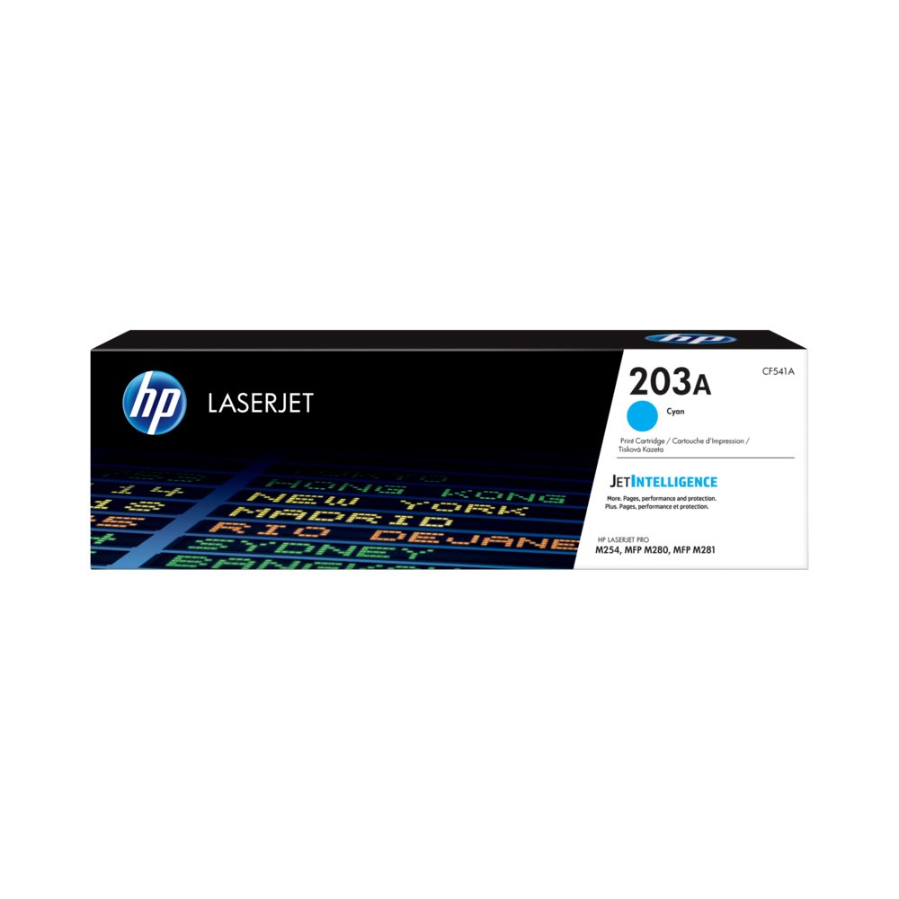 HP 203A Cyan Original LaserJet Toner Cartridge (CF541A)...