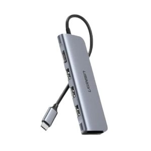 UGreen USB-C MultiFunction Adapter 6-In-1 for MacBook Pro, Air, Type-C Laptops