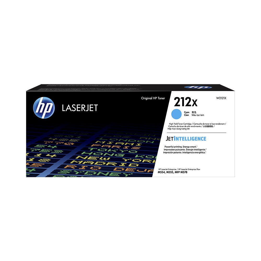 HP 212X High Yield Cyan Original LaserJet Toner Cartridge (W2121X)...