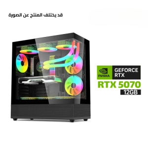 Gaming PC Ryzen 7 9700X, ASUS TUF Gaming B850M-Plus WiFi, 32GB DDR5 6000, 1TB NVMe SSD, RTX 5070 12GB, 850W Gold PSU, AZZA L240 Liquid Cooler, Acer V930B Case 6 Fans, Windows 11 Pro