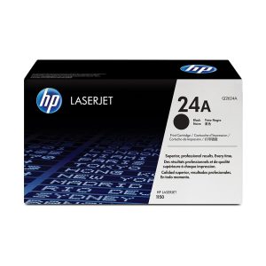HP 24A Black Original LaserJet Toner Cartridge (Q2624A)...