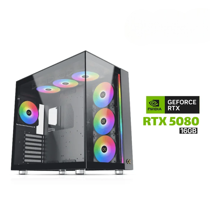 Gaming PC AMD Ryzen 7 7800X3D, MSI X870-P WiFi MB, 32GB DDR5 (6000) RAM, 2TB NVMe Gen-4 SSD, RTX 5080 16GB VGA, ASUS PRIME L360 Liquid Cooler, Silver Stone 1000 WATT GOLD PSU, Xigmatek Aqua Ulta Air Mid Tower Case With 7x ARGB Fans, Win 11 Pro License