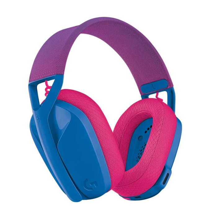 Logitech G435 Light Speed Wireless/Bluetooth Gaming Headset For PC & PS5/4 - Blue/Raspberry - Image 3