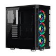Corsair iCUE 465X RGB Mid-Tower Tempered Glass Side & Front Panel Smart Case with 3 RGB Fans - Black - Image 5