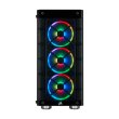 Corsair iCUE 465X RGB Mid-Tower Tempered Glass Side & Front Panel Smart Case with 3 RGB Fans - Black - Image 6
