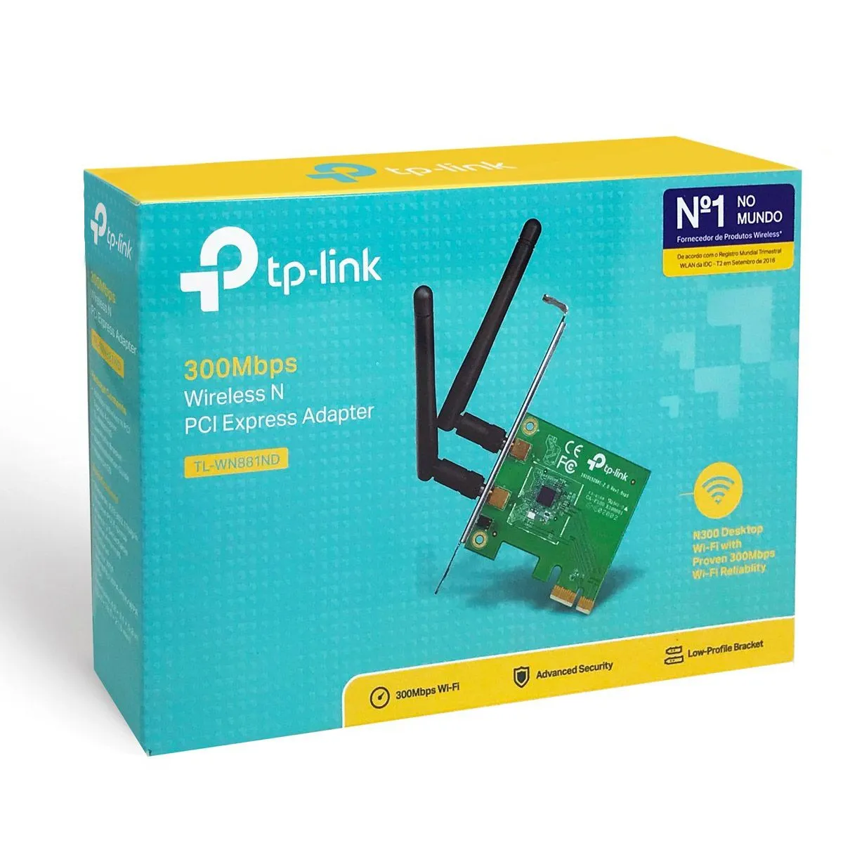 TP-Link TL-WN881ND 300Mbps Wireless N PCI Express Adapter - Image 2