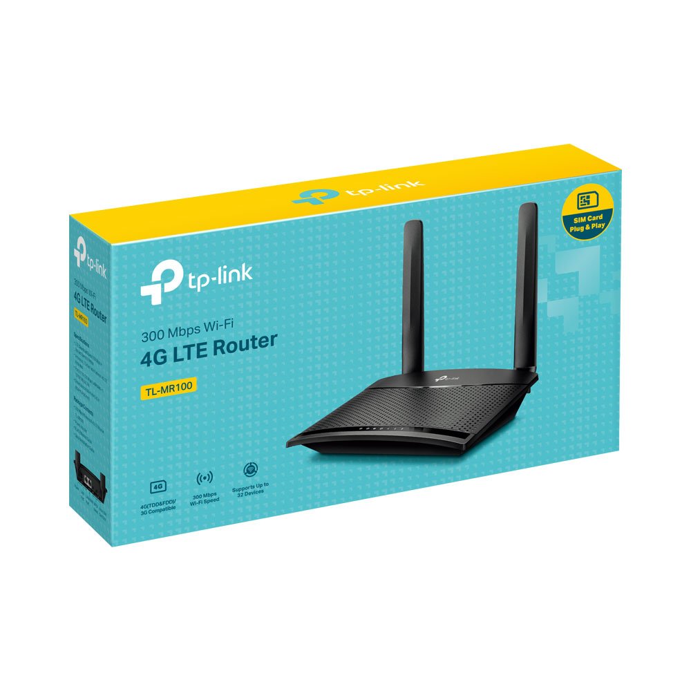 TP-Link TL-MR100 300 Mbps Wireless N 4G LTE Router - Image 3
