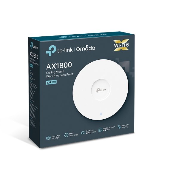 TP-Link EAP610 AX1800 Ceiling Mount WiFi 6 Access Point - Image 2