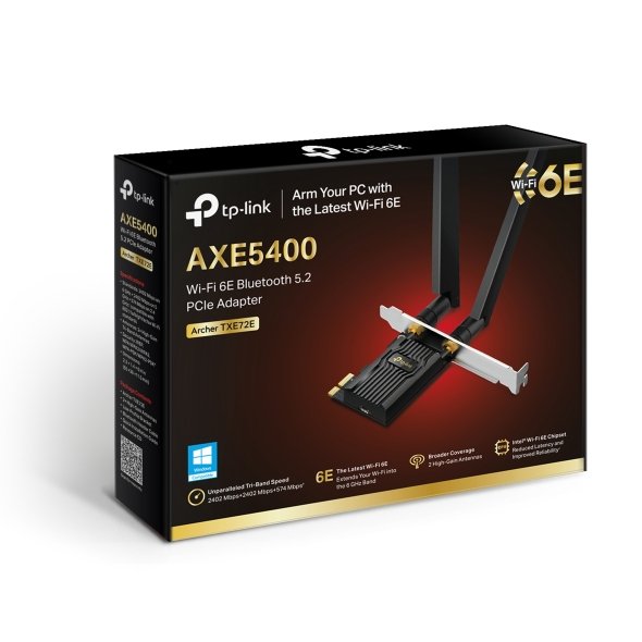 TP-Link Archer TXE72E AXE5400 Wi-Fi 6E Bluetooth 5.3 PCIe Adapter - Image 2
