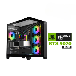 Gaming PC AMD RYZEN 7-7800X3D Processor,ASUS TUF B850 WIFI Motherboard,32GB RAM DDR5 (6000),2TB SSD NVME GEN-4,ASUS TUF RTX 5070 12GB VGA,ASUS PRIME 850 WATT GOLD PSU, AZZA L360 Liquid Cooler,Sharx Profin GX700 Mid Tower Case,Windows 11 Pro (License)