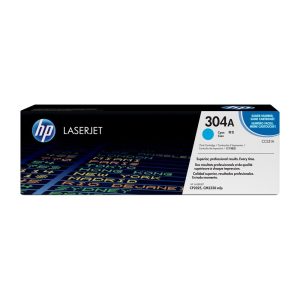 HP 304A Cyan Original LaserJet Toner Cartridge (CC531A)...