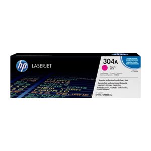 HP 304A Magenta Original LaserJet Toner Cartridge (CC533A)...