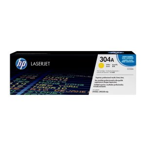 HP 304A Yellow Original LaserJet Toner Cartridge (CC532A)...